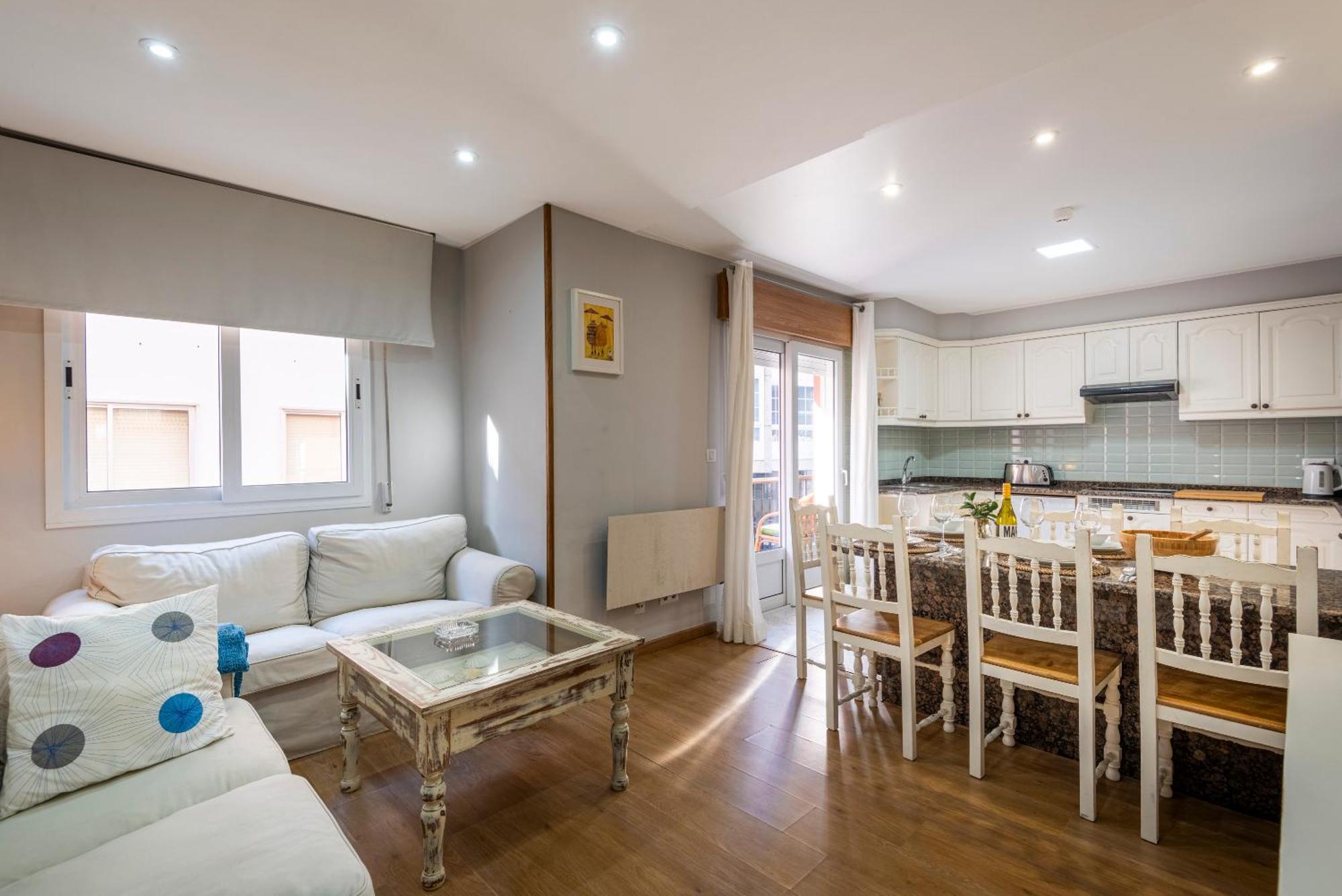 Apartamento 3 Habitaciones A 140M Playa Canelinas Portonovo 101 سانكسينكسو المظهر الخارجي الصورة